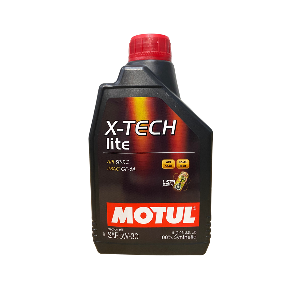 ÓLEO MOTUL X-TECH LITE 5W30 SINTÉTICO - 12 UNIDADES