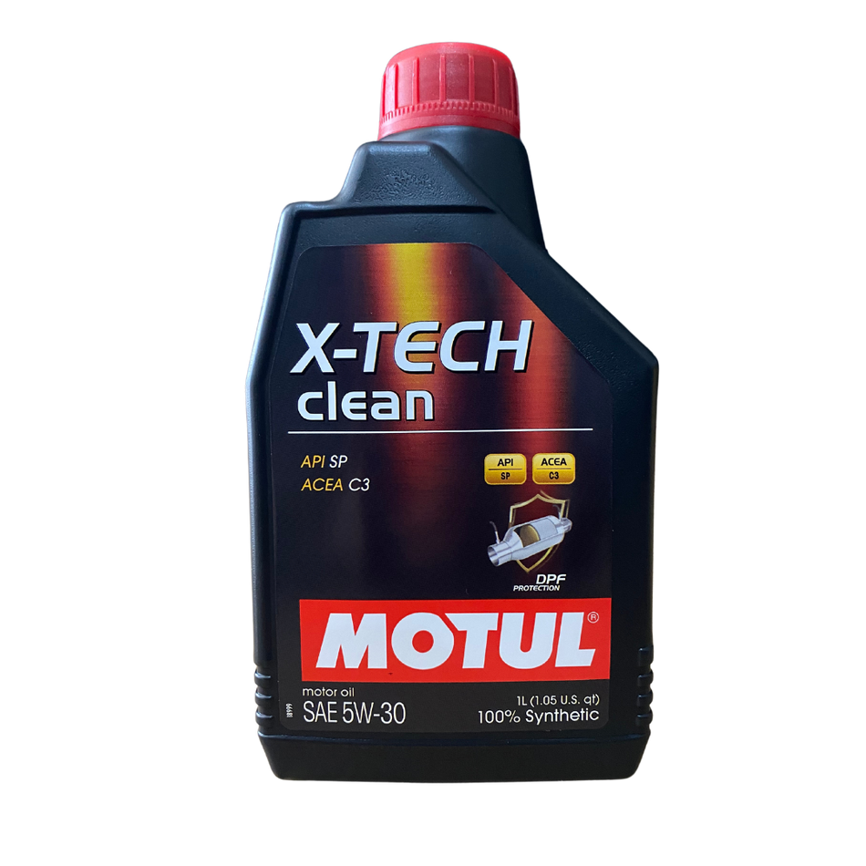 ÓLEO MOTUL X-TECH CLEAN 5W30 SINTÉTICO - 12 UNIDADES