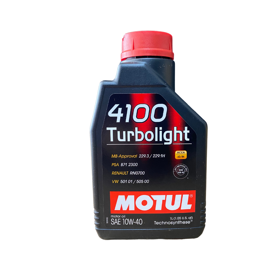 ÓLEO MOTUL TURBOLIGHT 10W40 SINTÉTICO - 12 UNIDADES